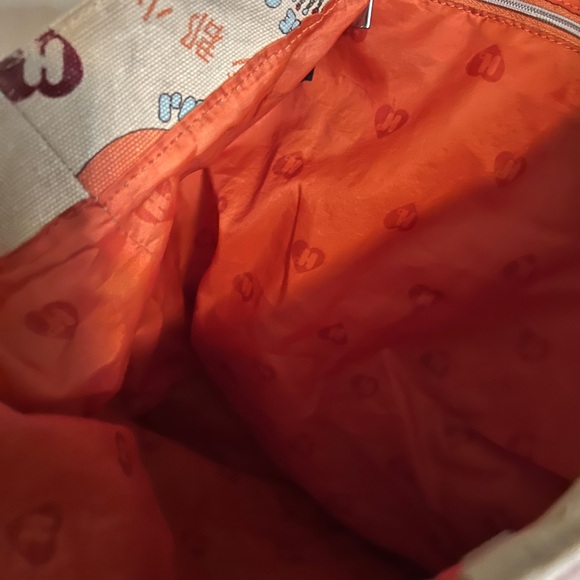 Harajuku Lovers  Beige Tote Bag with Cartoon Print - Picture 5 of 8